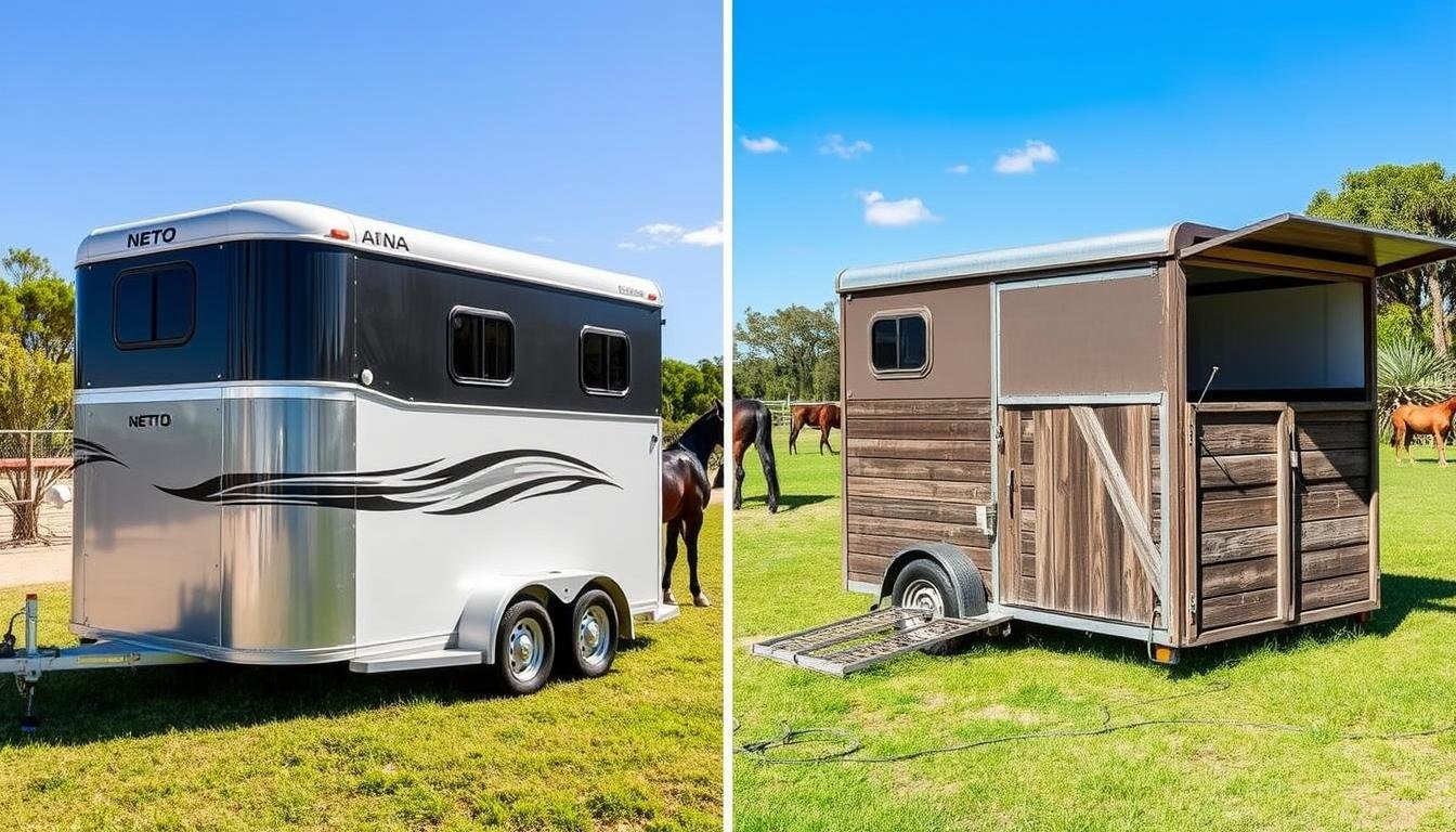 Comparing new horse floats and second-hand horse floats